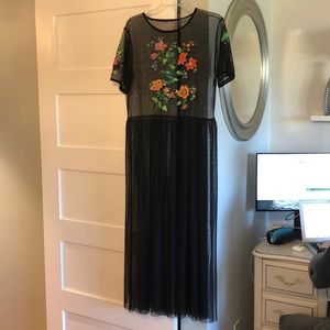 Embroidered Maxi Dress